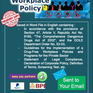 sample drug free workplace policy