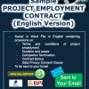 sample project employment contract english version