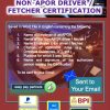 Non-APOR Driver Fetcher Certification