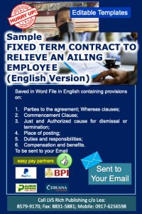 Fixed-Term Employment to Relieve an Ailing Employee